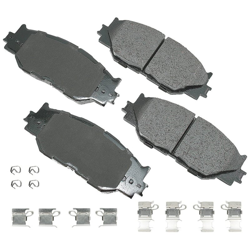 Akebono Brake Pads, ProACT, Front, compatible with Lexus IS250 2006-15, Set of 4